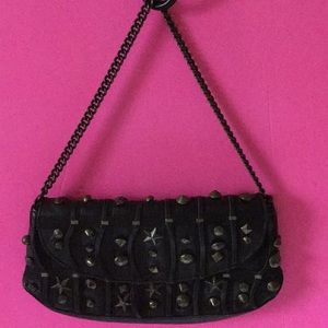 Betsey Johnson leather star studded bag